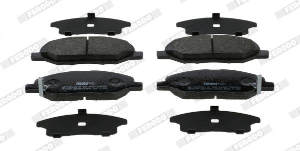 FERODO FDB5303 Brake pad set with acoustic wear warning, with accessories