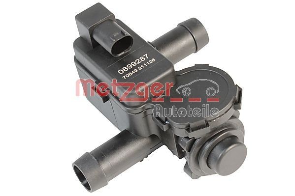 Volkswagen BORA Control valve, coolant 17873612 METZGER 0899287 online buy