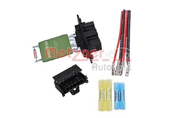 Fiat DOBLO Blower motor resistor METZGER 0917697 cheap