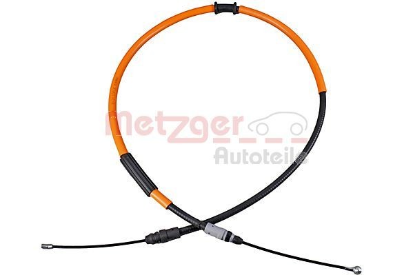 METZGER 10.6860 Hand brake cable Left Rear, Right Rear, 1555/1224mm
