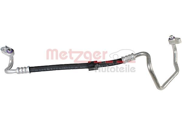 Great value for money - METZGER High Pressure Line, air conditioning 2360122