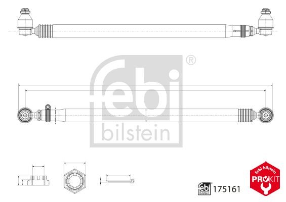FEBI BILSTEIN Steering bar 175161