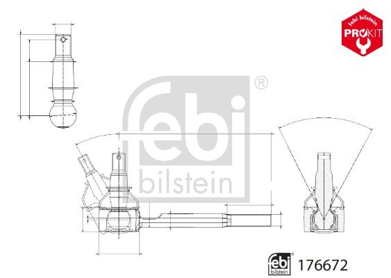 176672 Outer tie rod end ProKit FEBI BILSTEIN 176672 review and test