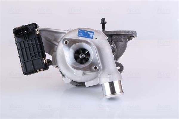 93311 NISSENS Turbocharger LAND ROVER Exhaust Turbocharger, Oil-cooled, Electric, with gaskets/seals, Aluminium
