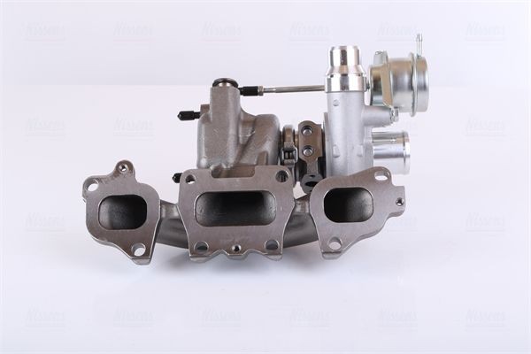 93445 NISSENS Turbocharger CHEVROLET Exhaust Turbocharger, Oil-cooled, Water-cooled, Pneumatic, with exhaust manifold, Steel, Aluminium
