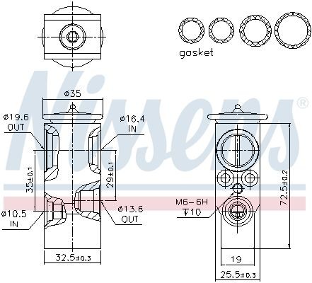 OEM-quality NISSENS 999394 Expansion valve