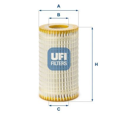 UFI 25.059.00 Oil filter A112 184 06 25