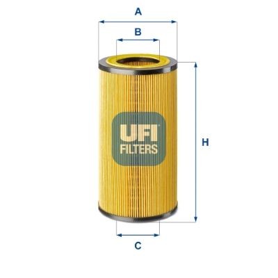 UFI 25.234.00 Oil filter 0170445000