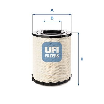 UFI 351mm, 280mm, Filter Insert Height: 351mm Engine air filter 27.F13.00 buy