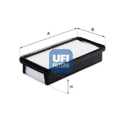 UFI 47,5mm, 130mm, 260mm, Filter Insert Length: 260mm, Width: 130mm, Height: 47,5mm Engine air filter 30.363.00 buy