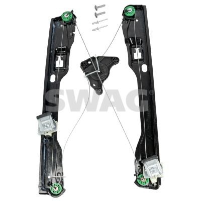 33 10 3790 SWAG Window mechanism VW Left Front, Operating Mode: Electric, with attachment material, without electric motor