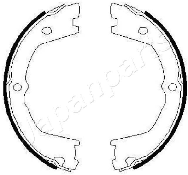 JAPANPARTS GF-0232AF Handbrake shoes IVECO experience and price