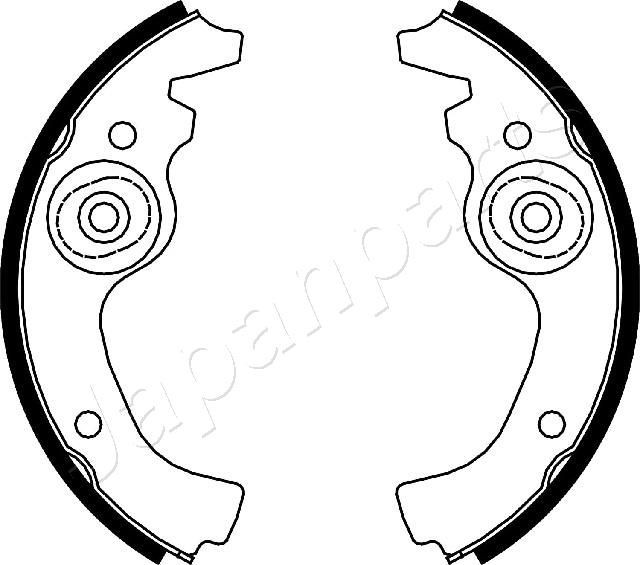 JAPANPARTS GF-0234AF Brake Shoe Set FIAT experience and price