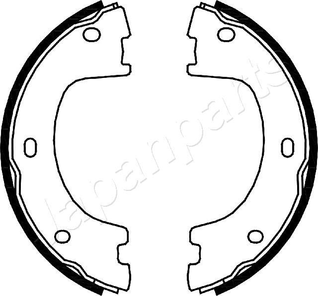 JAPANPARTS GF-0505AF Handbrake shoes VW experience and price