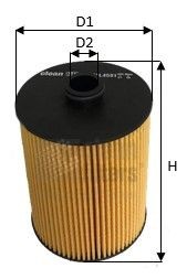 Original ML4591 CLEAN FILTER Engine oil filter DODGE