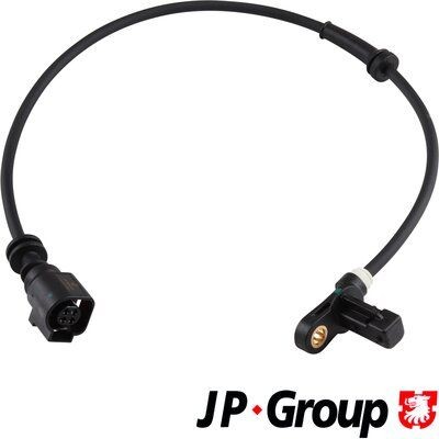 1197106300 JP GROUP Wheel speed sensor FORD Active sensor, 479mm, black