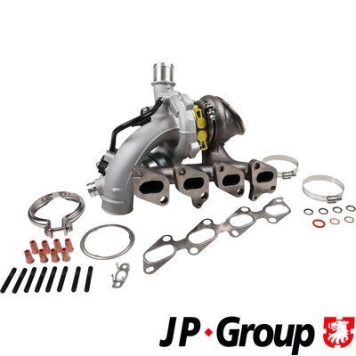 1217406800 JP GROUP Turbocharger OPEL Exhaust Turbocharger, with gaskets/seals