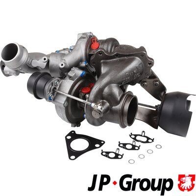 1317406800 JP GROUP Turbocharger MERCEDES-BENZ Exhaust Turbocharger, with gaskets/seals