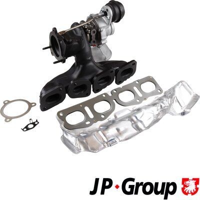1317407500 JP GROUP Turbocharger MERCEDES-BENZ Exhaust Turbocharger, with gaskets/seals