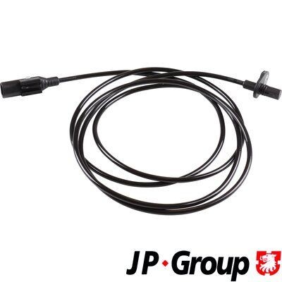 JP GROUP 1397106670 ABS sensor Rear Axle Left, Active sensor, 1920mm, black