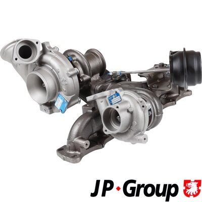 JP GROUP 4917405300 Turbo Exhaust Turbocharger, with gaskets/seals