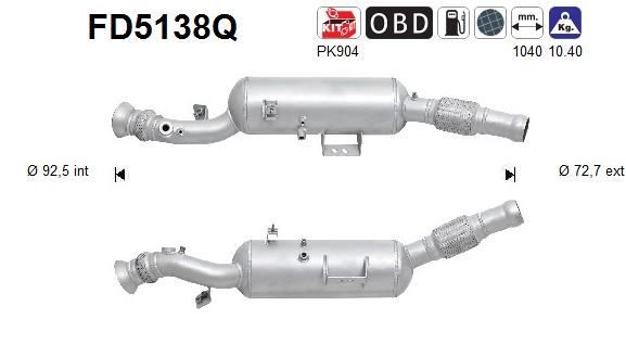 AS FD5138Q Exhaust Pipe 906.490.01.00