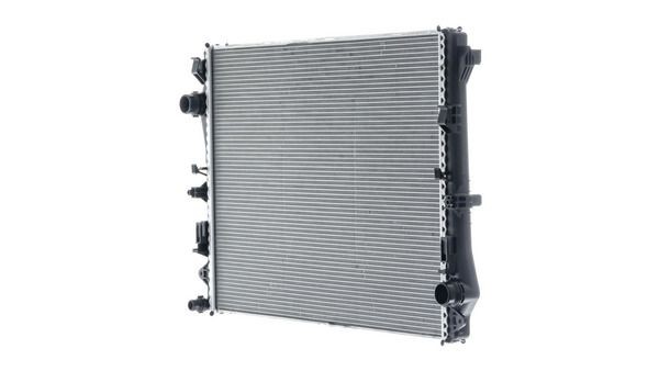 MAHLE ORIGINAL HZ835 Engine radiator Aluminium, 640 x 502 x 26 mm, Brazed cooling fins
