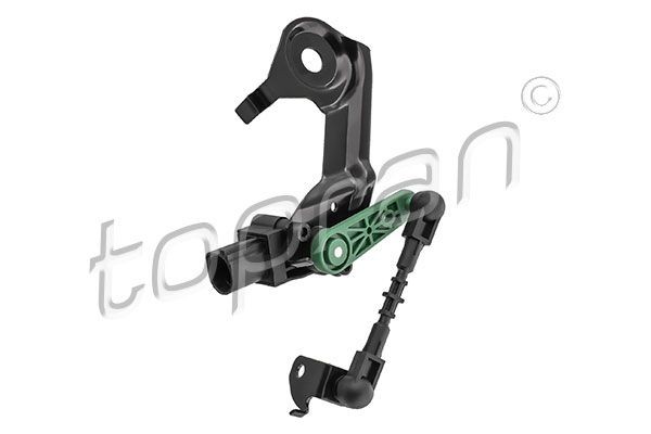Sensor, xenon light (headlight range adjustment) TOPRAN Rear Axle, with holder, with rod assembly, with coupling rod - 623 145