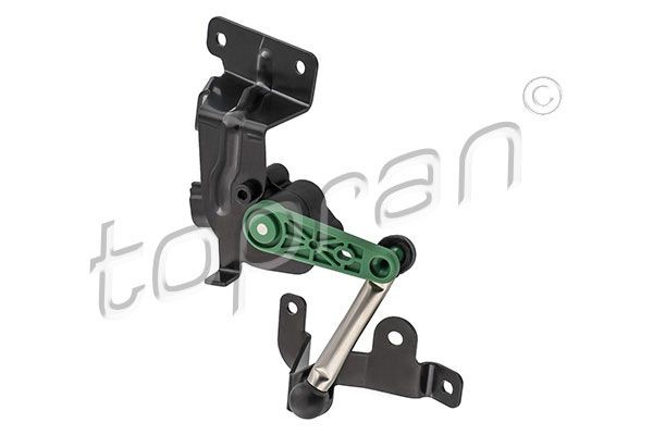 Headlight leveling motor TOPRAN with holder, with rod assembly, with coupling rod - 623 149