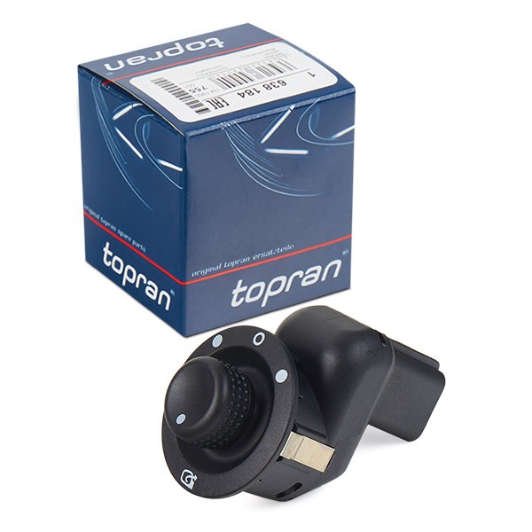 TOPRAN Switch, mirror adjustment 638 184 for RENAULT MEGANE, CLIO, KANGOO