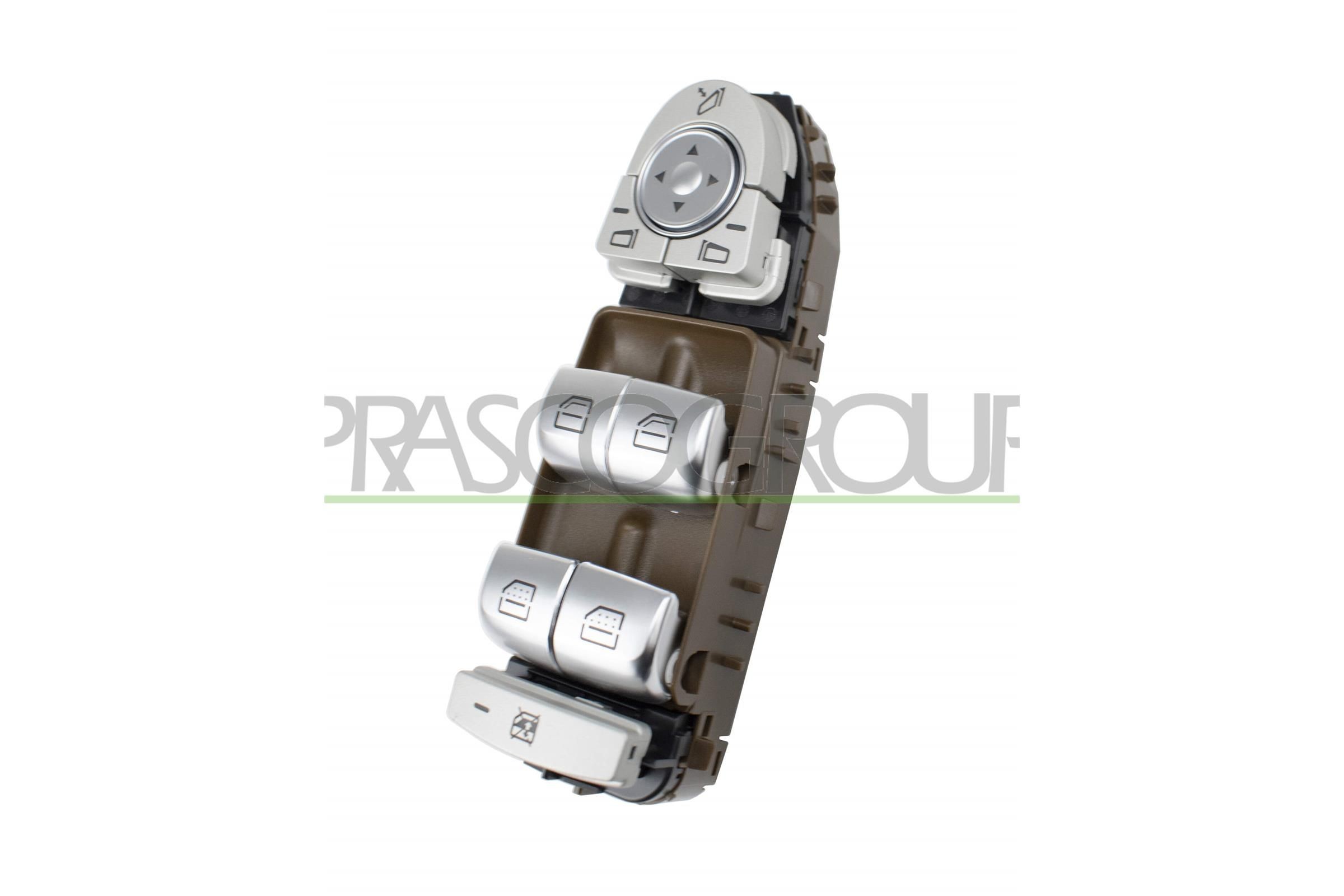 PRASCO Left Front Number of pins: 3-pin connector Switch, window regulator ME529WS14 buy