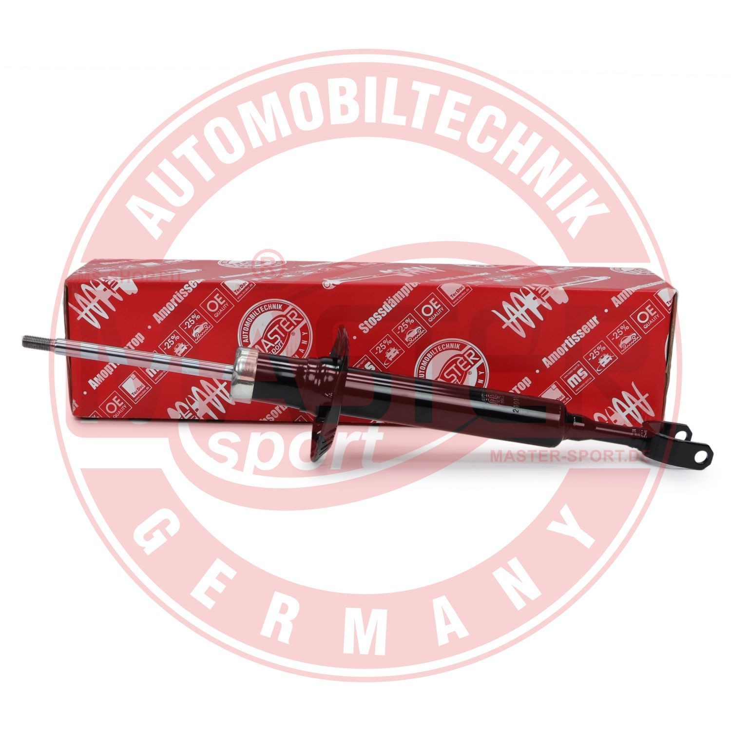 MASTER-SPORT BV162901861 Shock absorber Front Axle, Gas Pressure, Twin-Tube, Suspension Strut, Top pin, Bottom Fork