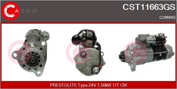 CASCO CST11663GS Starter motor 3103305