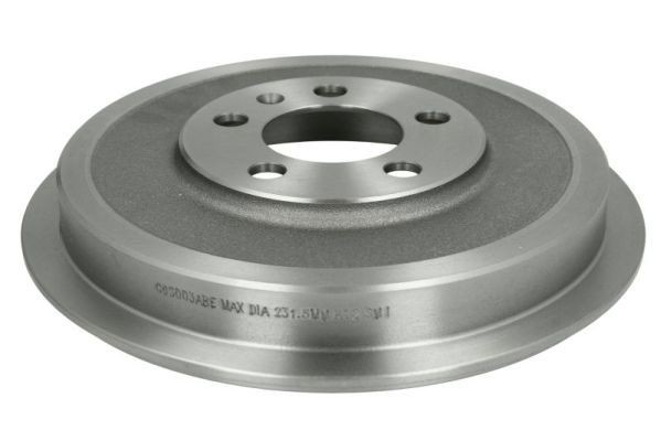 C6S003ABE ABE Brake drum SKODA without wheel bearing, 230mm, Rear Axle, Ø: 230mm