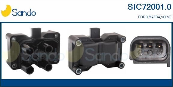 SANDO 3-pin connector Number of pins: 3-pin connector Coil pack SIC72001.0 buy