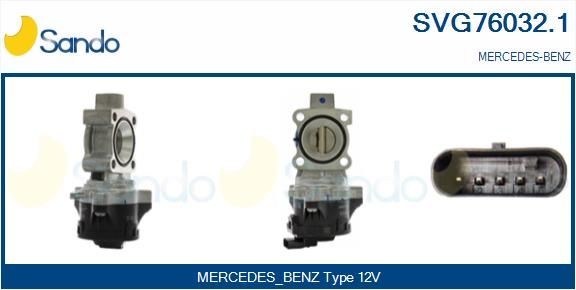SANDO SVG76032.1 AGR-Ventil für MERCEDES-BENZ ACTROS MP4 / MP5 LKW in Original Qualität
