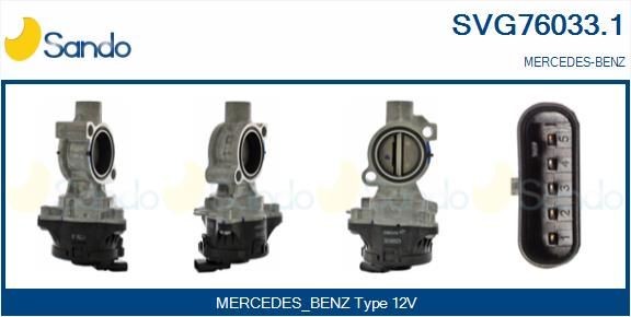 SANDO SVG76033.1 AGR-Ventil für MERCEDES-BENZ ANTOS LKW in Original Qualität
