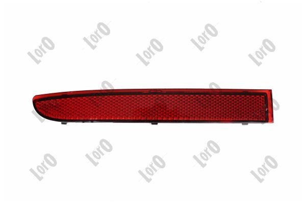 ABAKUS 054-39-875 Reflex Reflector red, Left, without socket, without bulb