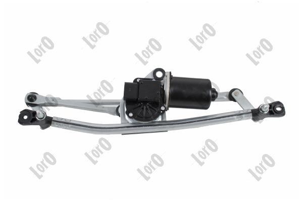 ABAKUS 103-04-084 Wiper Linkage for left-hand drive vehicles, Front, with electric motor
