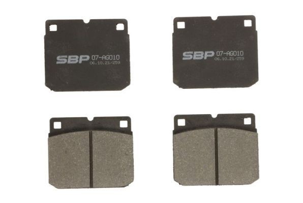 SBP Height: 76mm, Width: 90mm, Thickness: 17mm Brake pads 07-AG010 buy