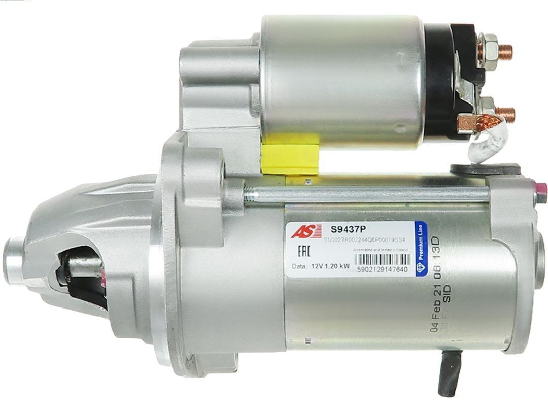 AS-PL Starter motors S9437P for FORD C-MAX, FOCUS, KUGA