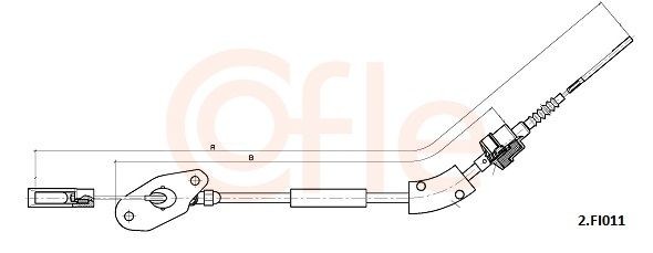 COFLE 922FI011 Clutch cable Fiat Panda 312 0.9 78 hp Petrol 2021 price