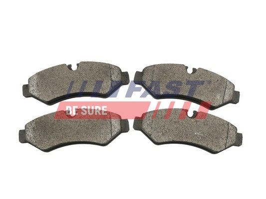 FAST FT29579 Brake pad set Rear Axle, with anti-squeak plate, without accessories