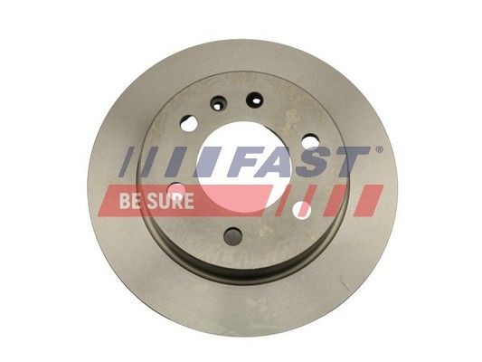 FAST FT31152 Brake disc Rear Axle, 298x18mm, 6, solid, Coated, High-carbon