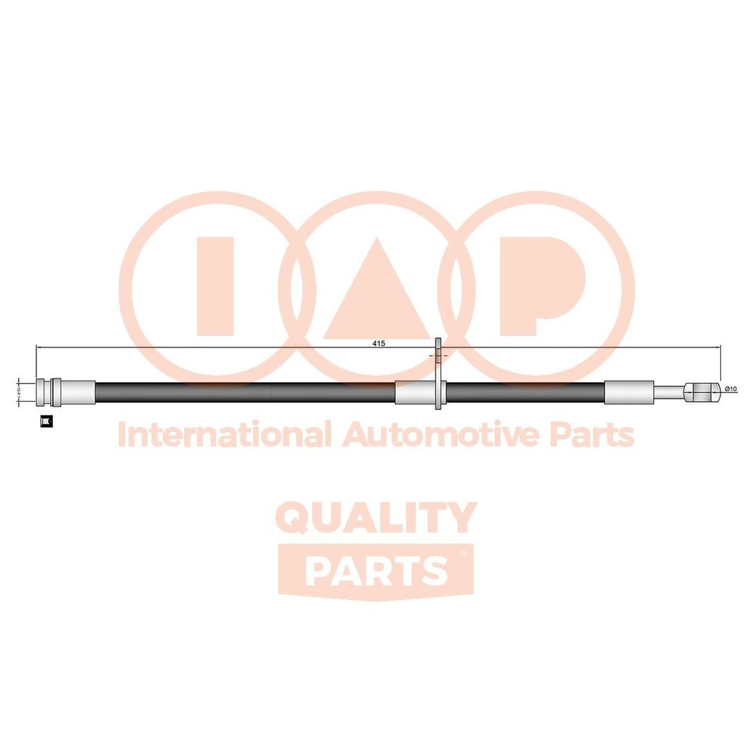 Original IAP QUALITY PARTS Flexible brake line 708-16102 for SUZUKI SWIFT