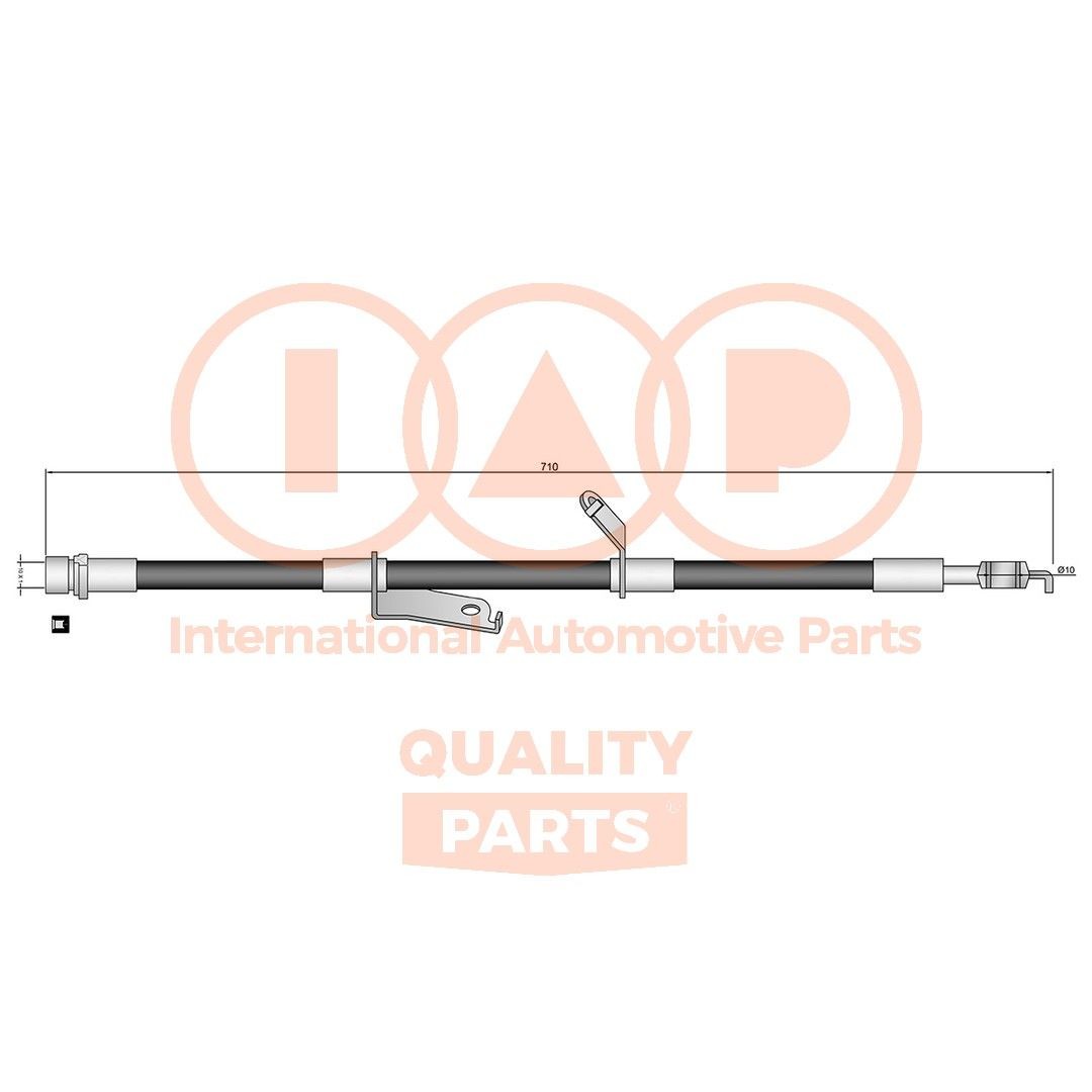 Great value for money - IAP QUALITY PARTS Brake hose 708-17057