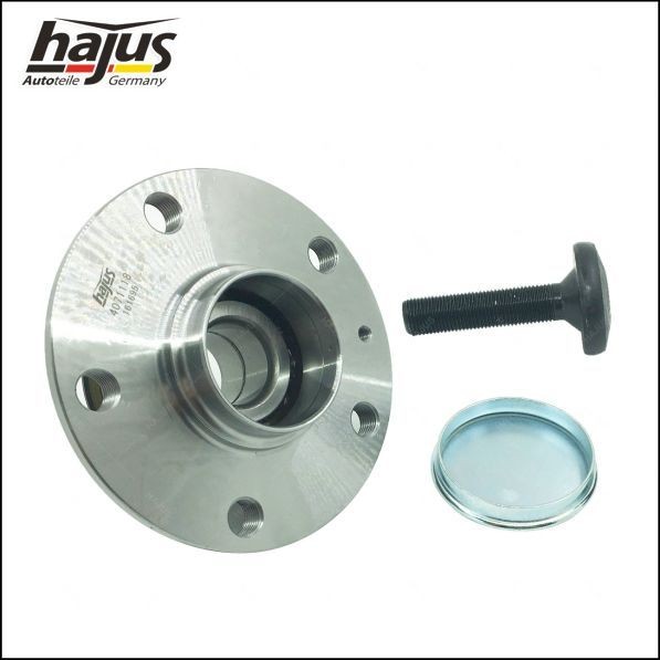 Wheel hubs hajus Autoteile 5x112, with integrated wheel bearing, with wheel bearing, with attachment material, Rear Axle - 4071118