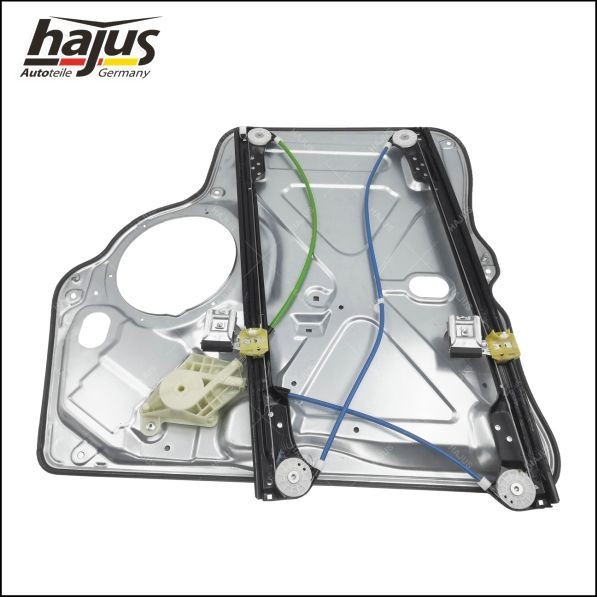 Window regulator repair kit hajus Autoteile Right Front, Operating Mode: Electric, with bolted-on plate, with carrier frame, without electric motor, with roof rails, with comfort function - 8271051