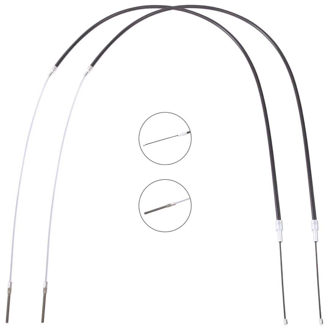 Great value for money - RIDEX Hand brake cable 124C1700