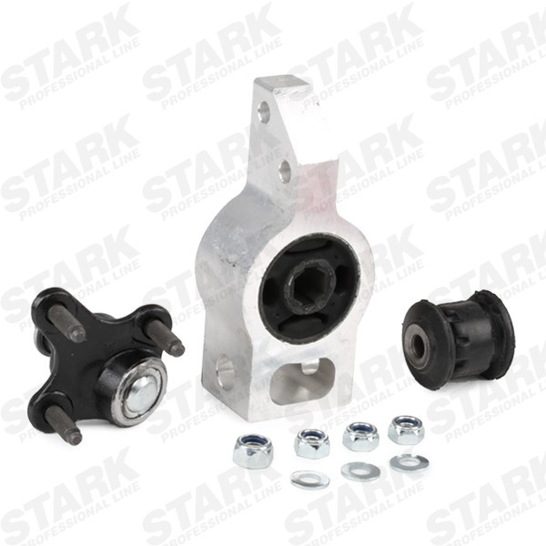STARK SKRKW-4960172 Control arm repair kit Front Axle Right, Lower, with ball joint, with lock screw set, with rubber mount